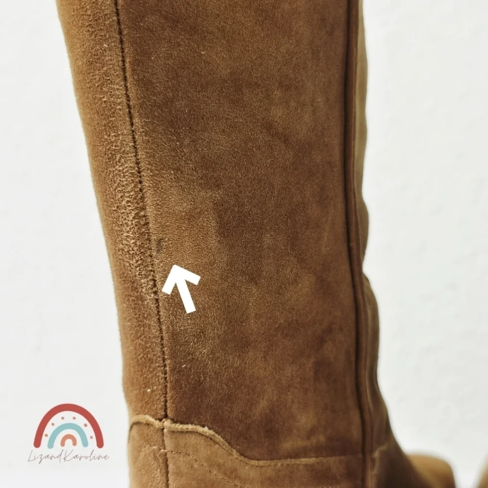New! J. Crew New Piper Square Toe Knee-high Boots in Suede